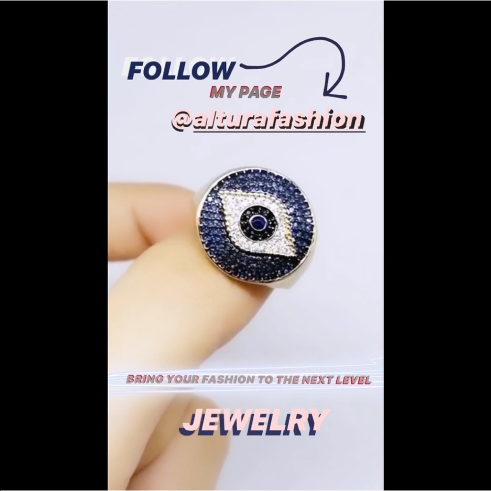 Evil eye ring - Picture 3 of 3